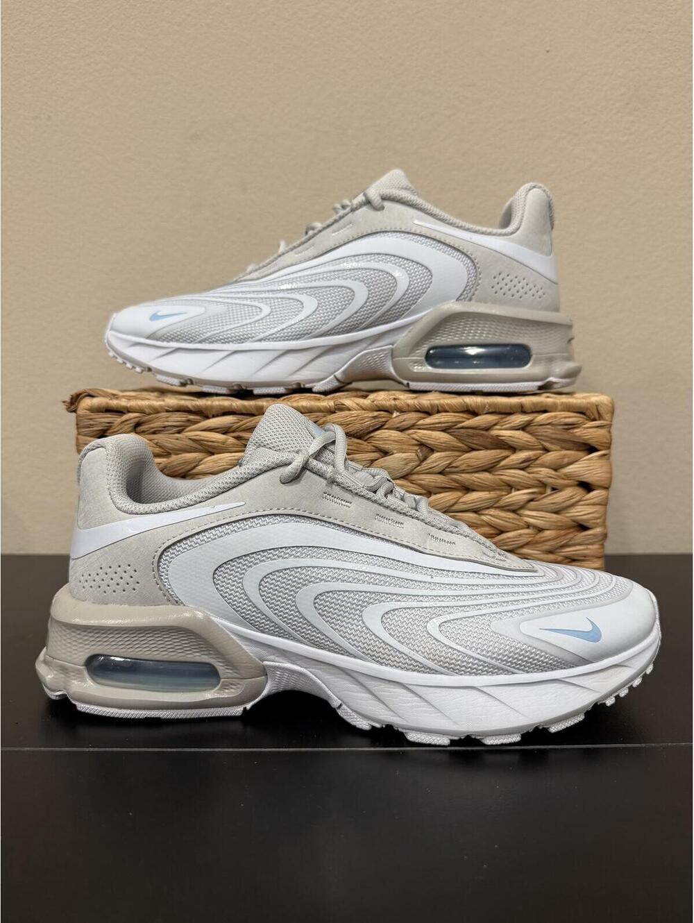 Size 9.5 - Nike Women’s Air Max Fire “Grey Light Blue”